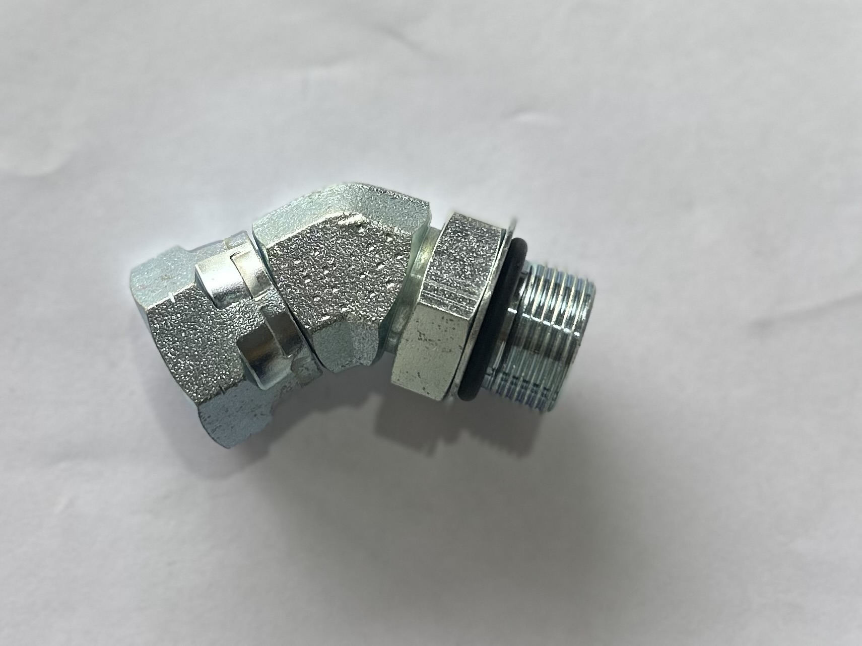 male x female 45 deg adaptor