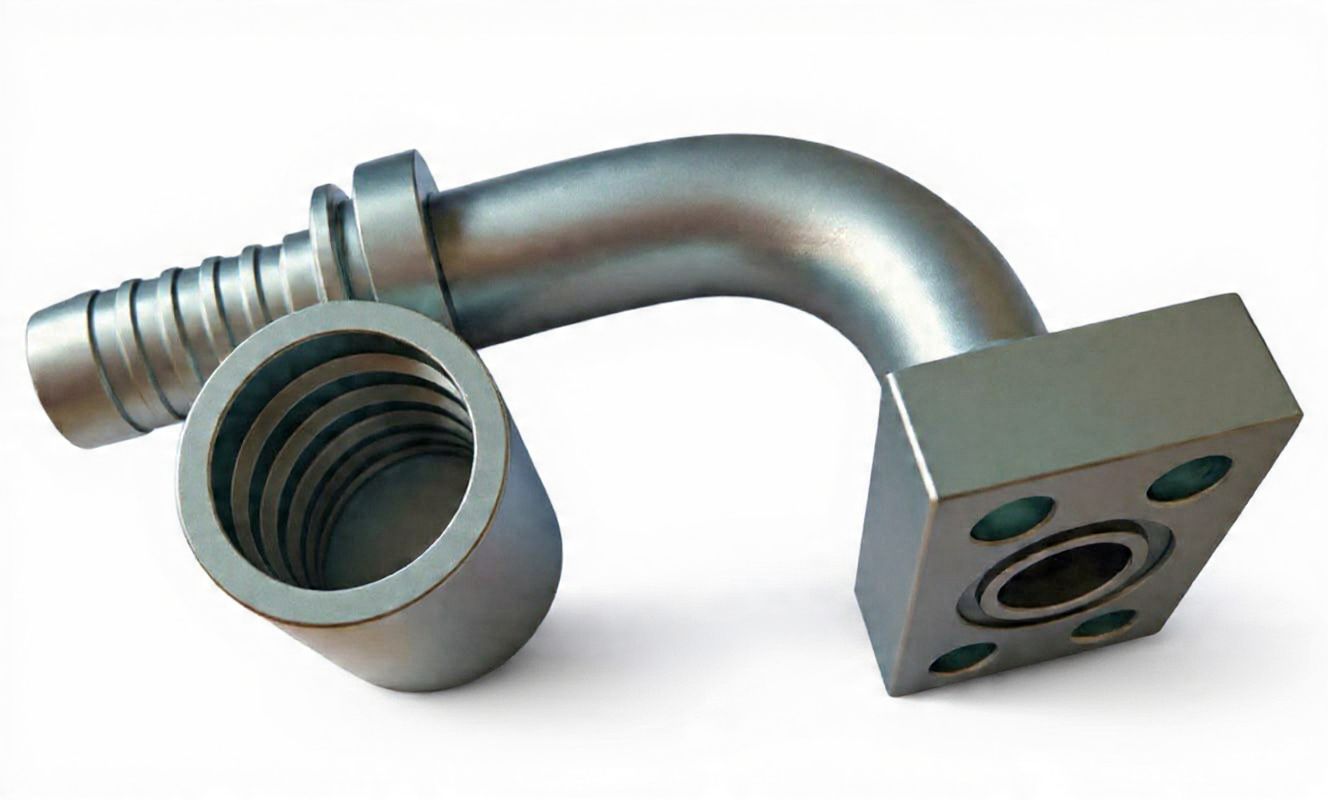 1 1/4” square flange